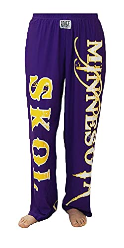 Waist down photo of model wearing SKOL pajama lounge pants front view (white background)