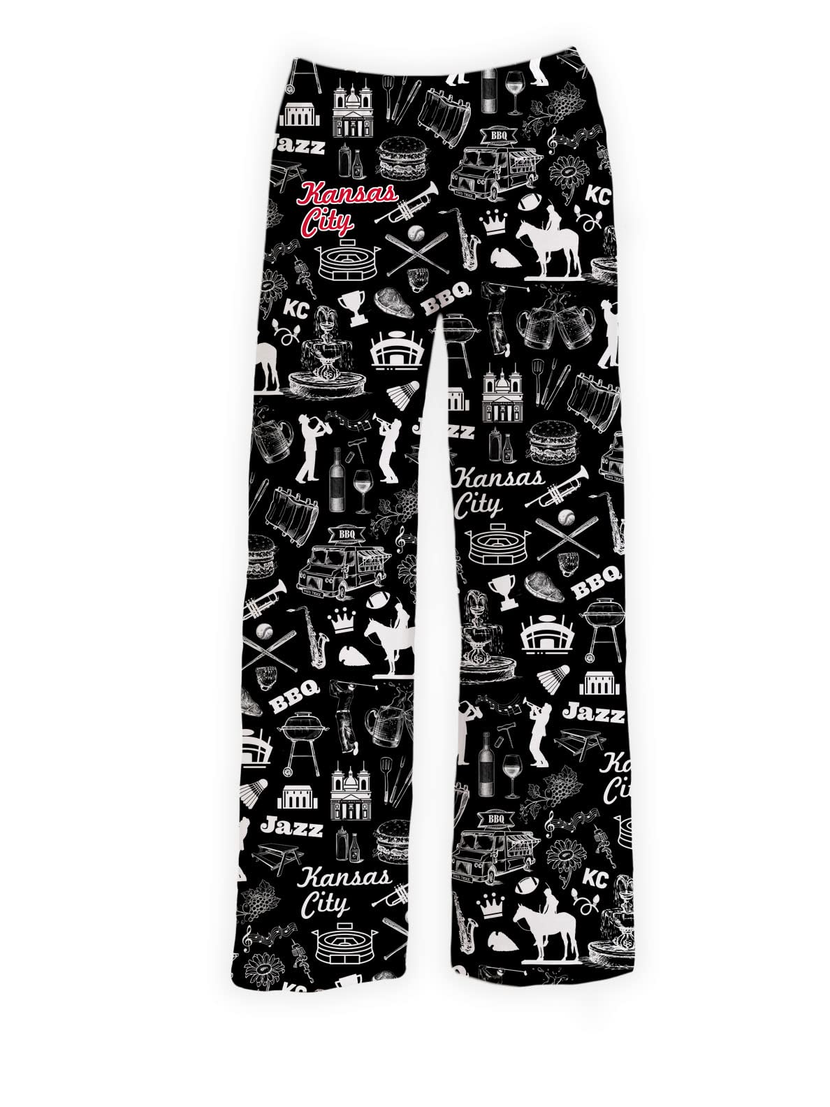 BRIEF INSANITY Kansas City Chalkboard Pajama Pants
