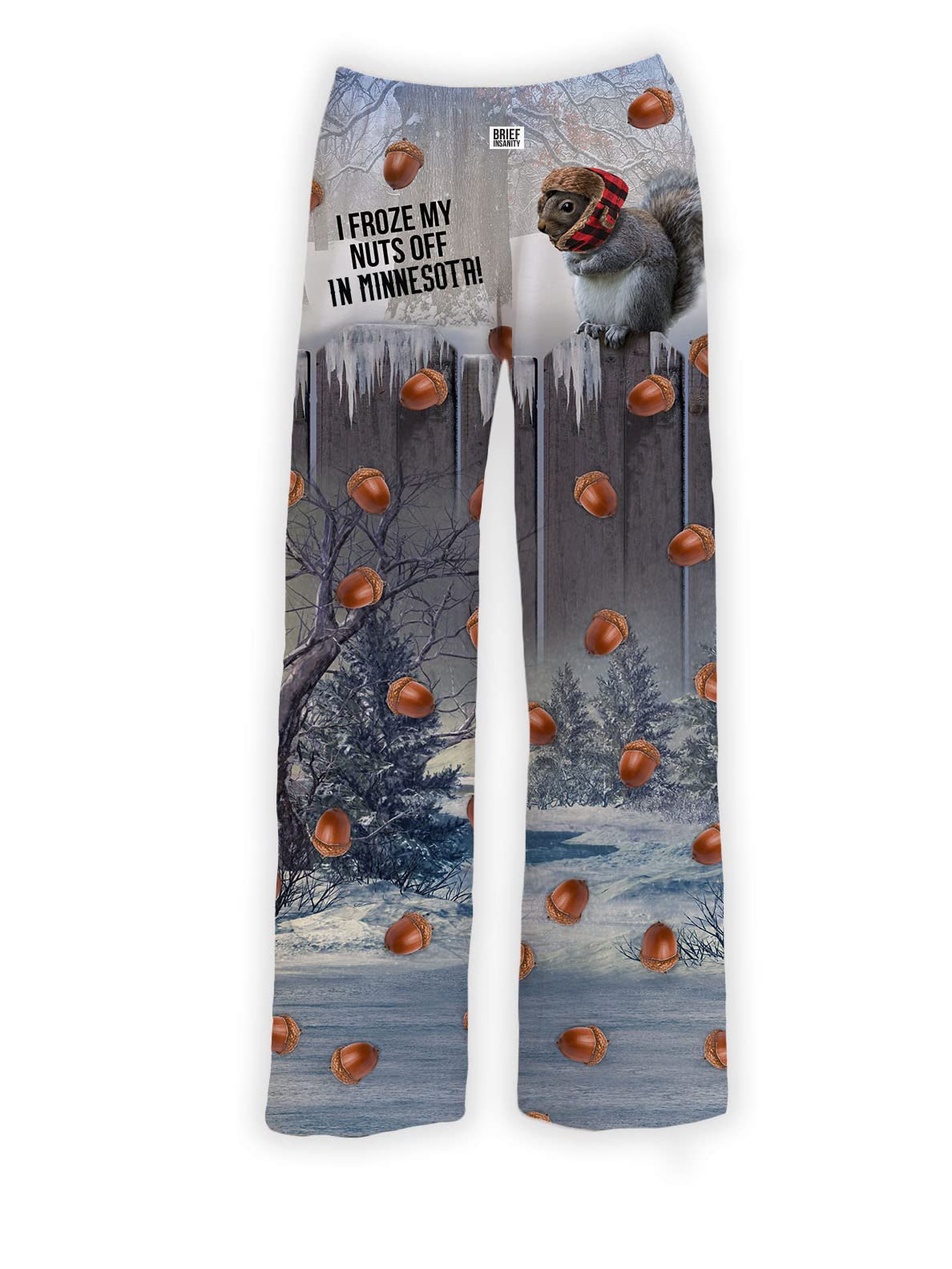 BRIEF INSANITY I Froze My Nuts Off in Minnesota Pajama Pants