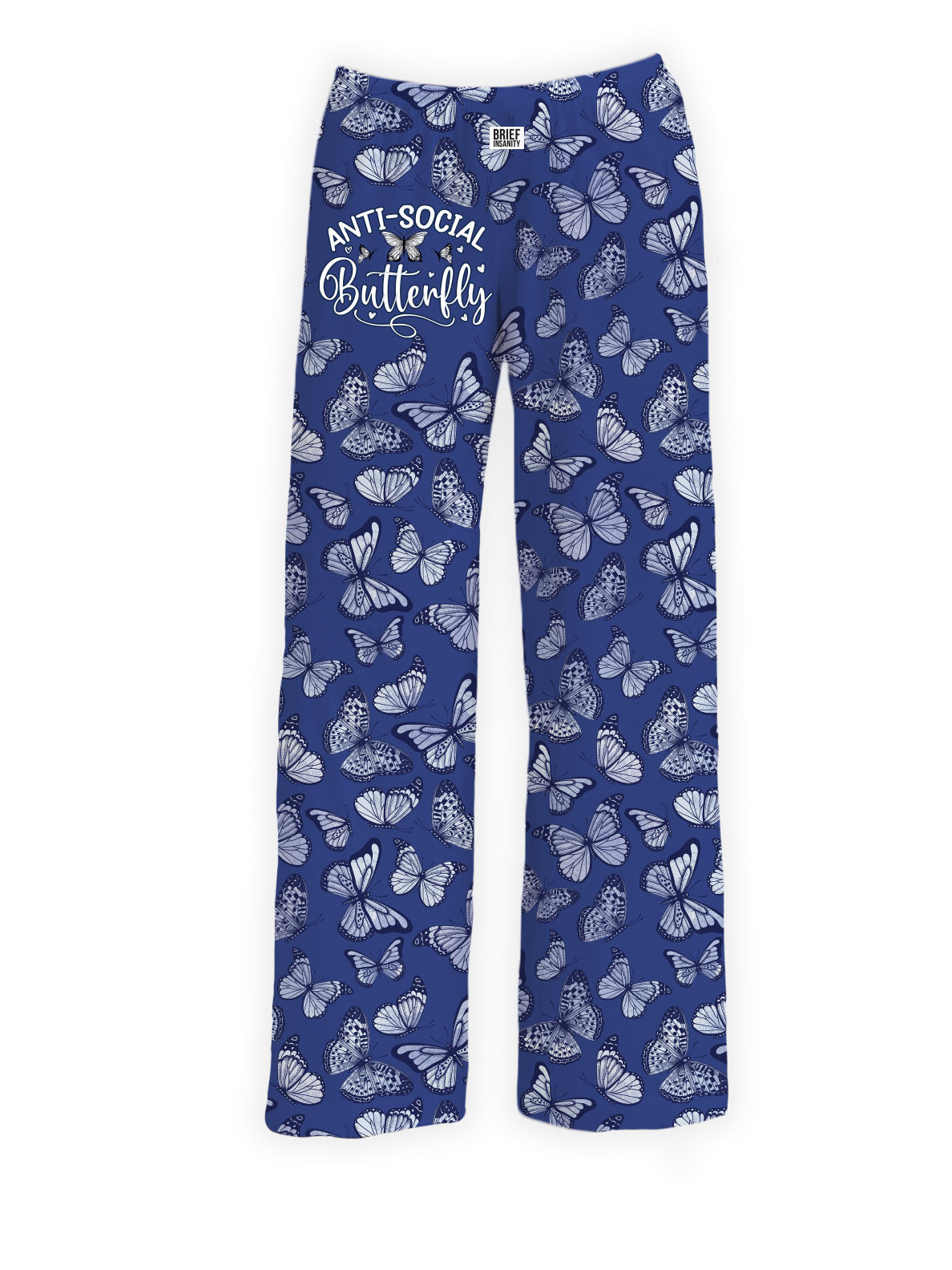 BRIEF INSANITY Anti-Social Pajama Lounge Pants