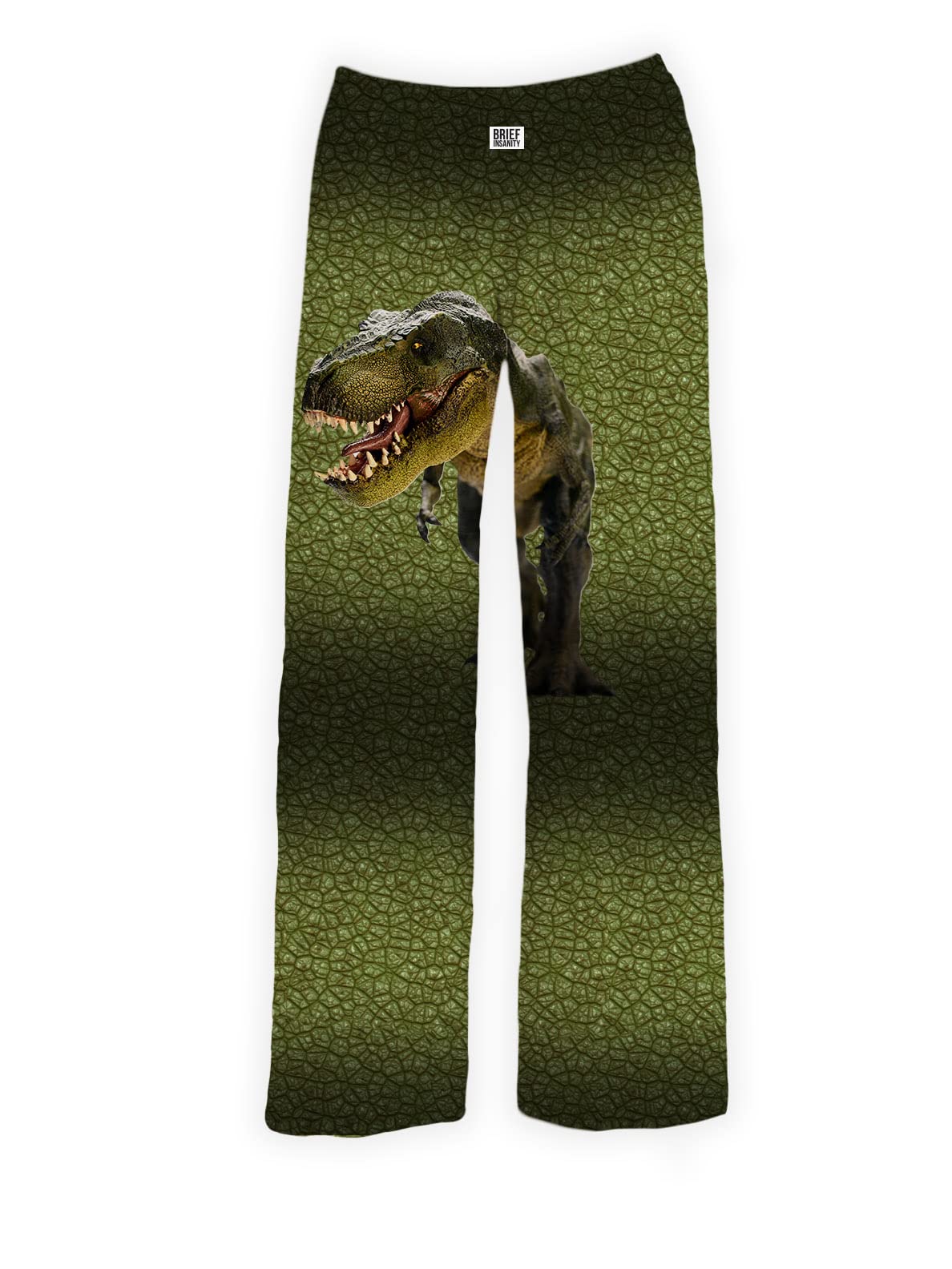 BRIEF INSANITY Tyrannosaurus Rex Dinosaur Pajama Pants