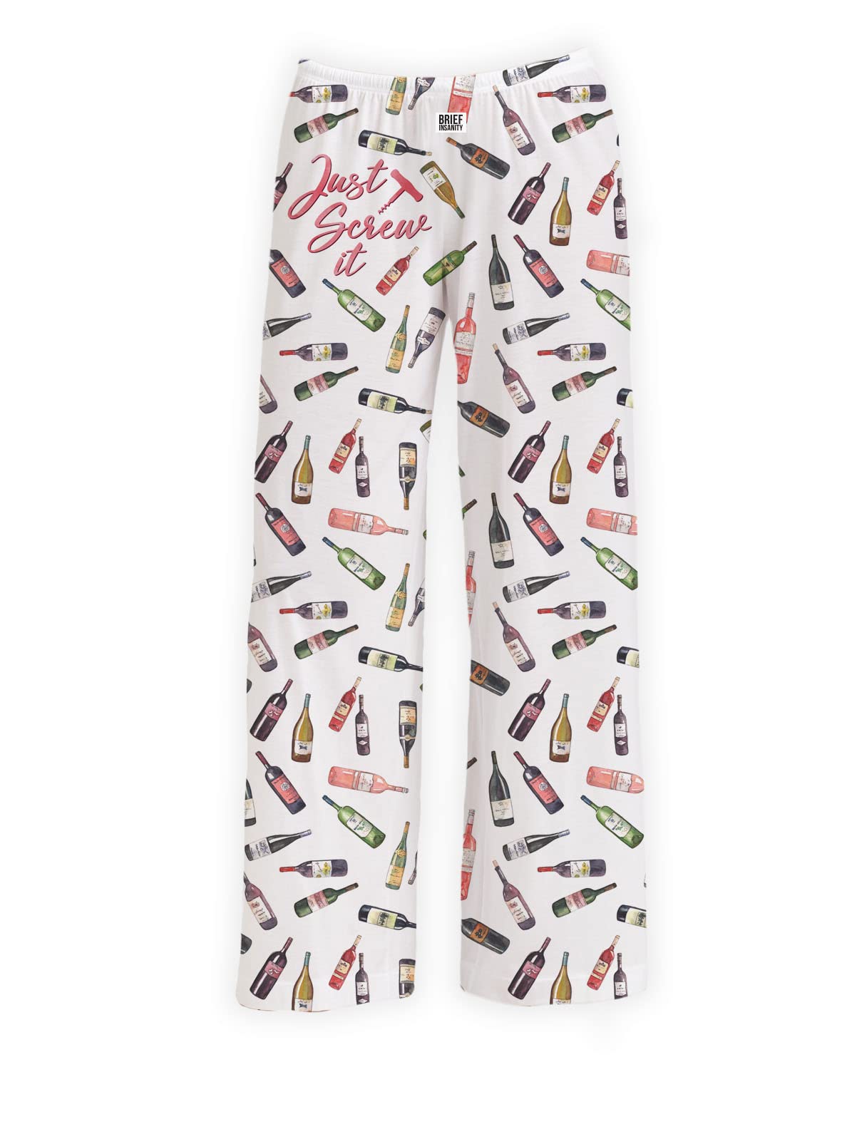 Just Screw It Wine Theme Pajama Lounge Pants