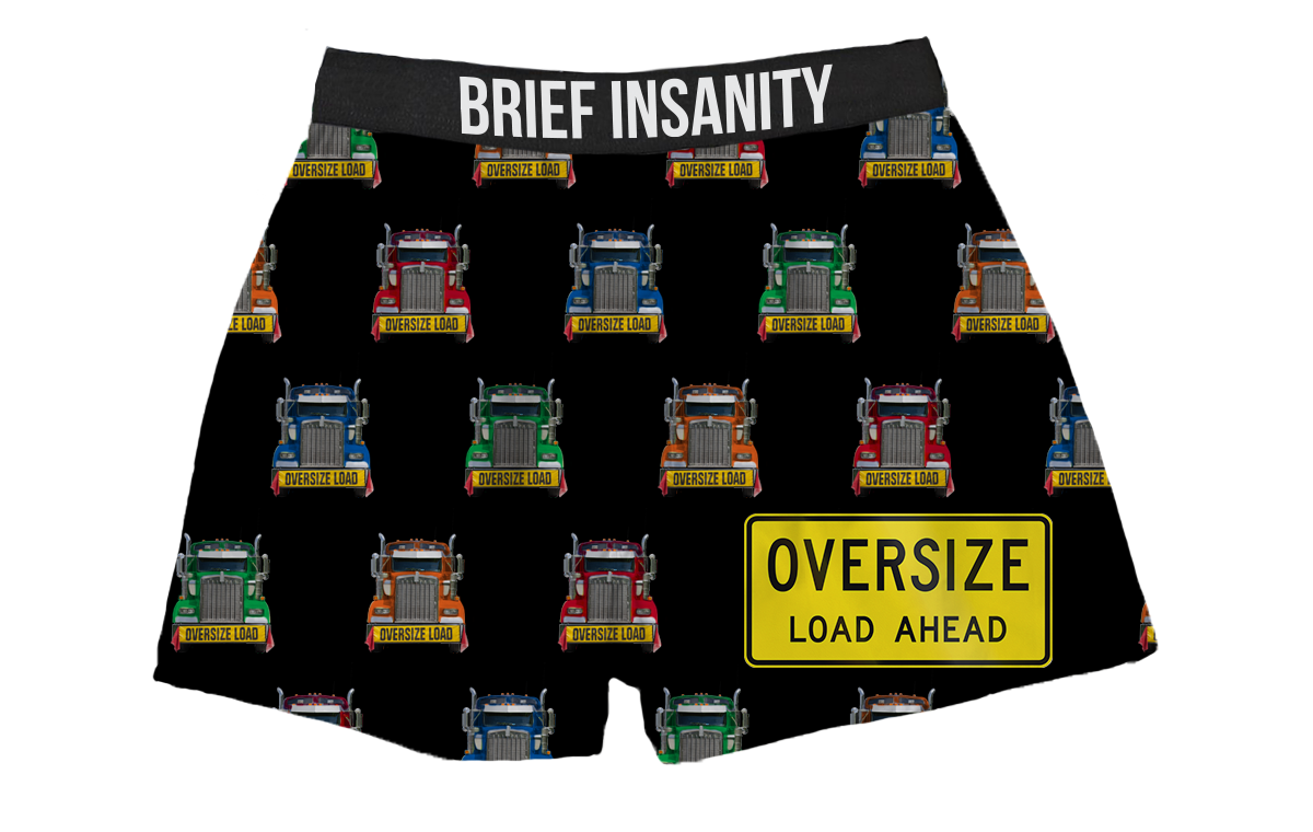 BRIEF INSANITY Oversized Load Boxer Shorts