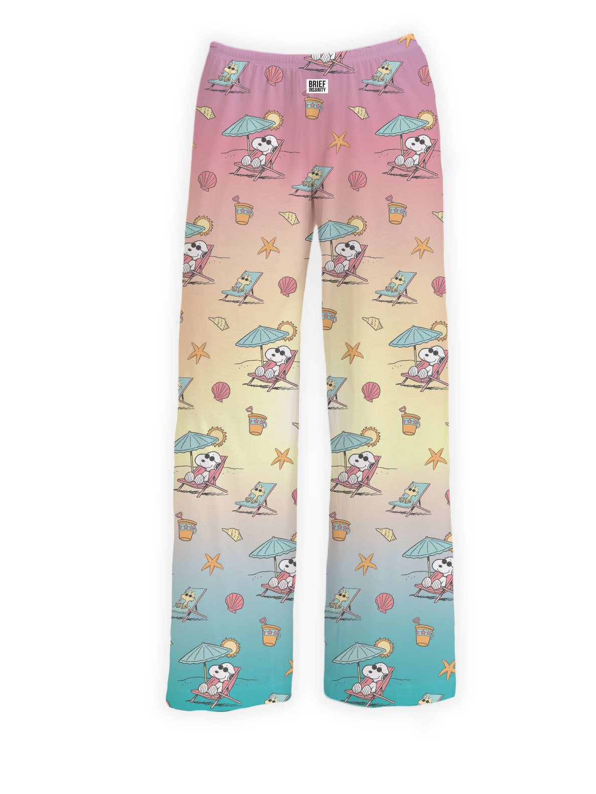 BRIEF INSANITY Snoopy Beach Pajama Lounge Pants