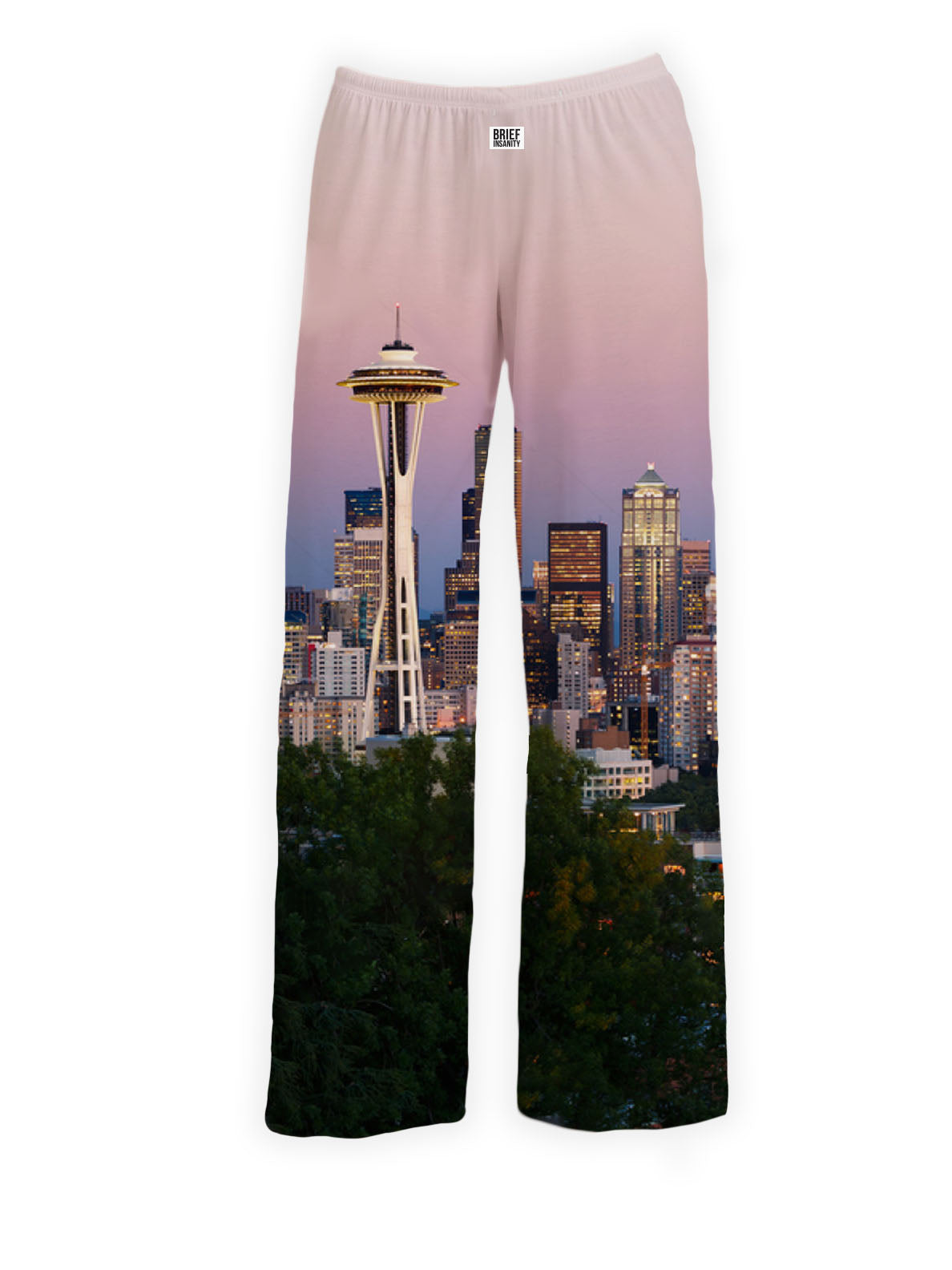 BRIEF INSANITY Seattle Scenic Pajama Lounge Pants