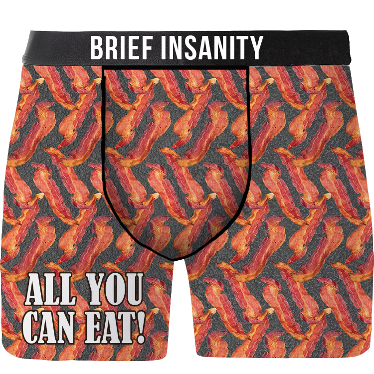BRIEF INSANITY Bacon, All You Can Eat Underwear