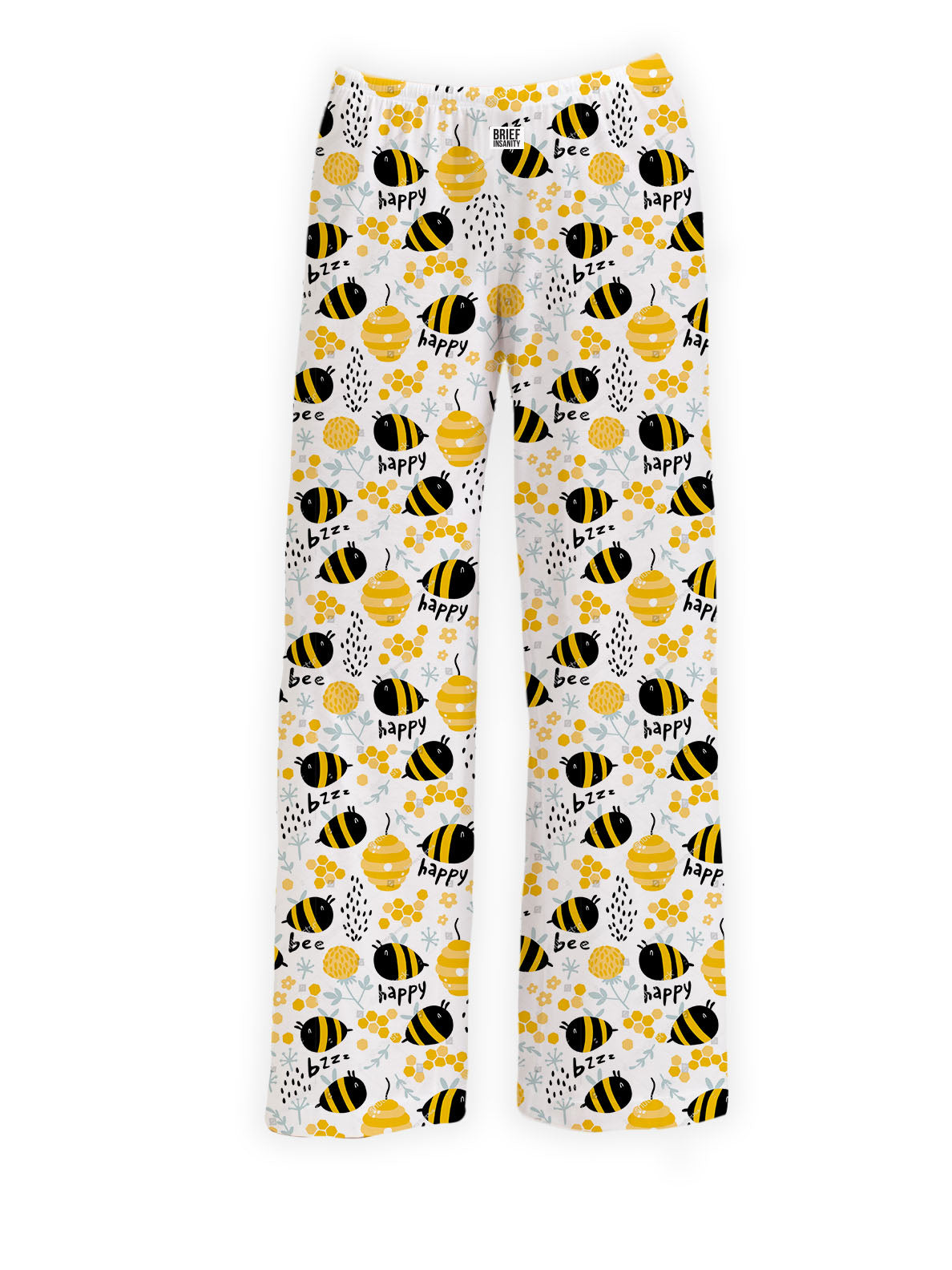 BRIEF INSANITY Honey Bee Pajama Lounge Pants