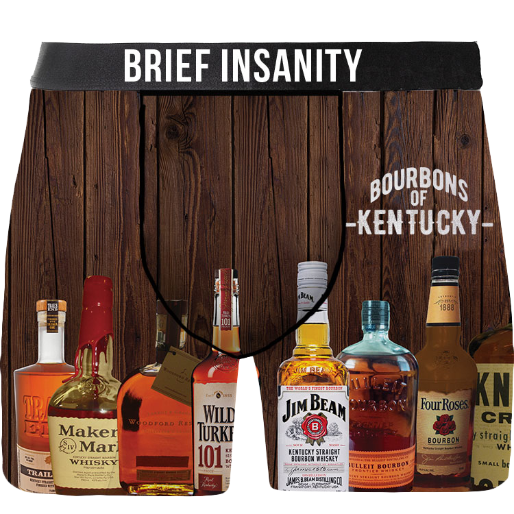 BRIEF INSANITY Bourbon of KY Underwear