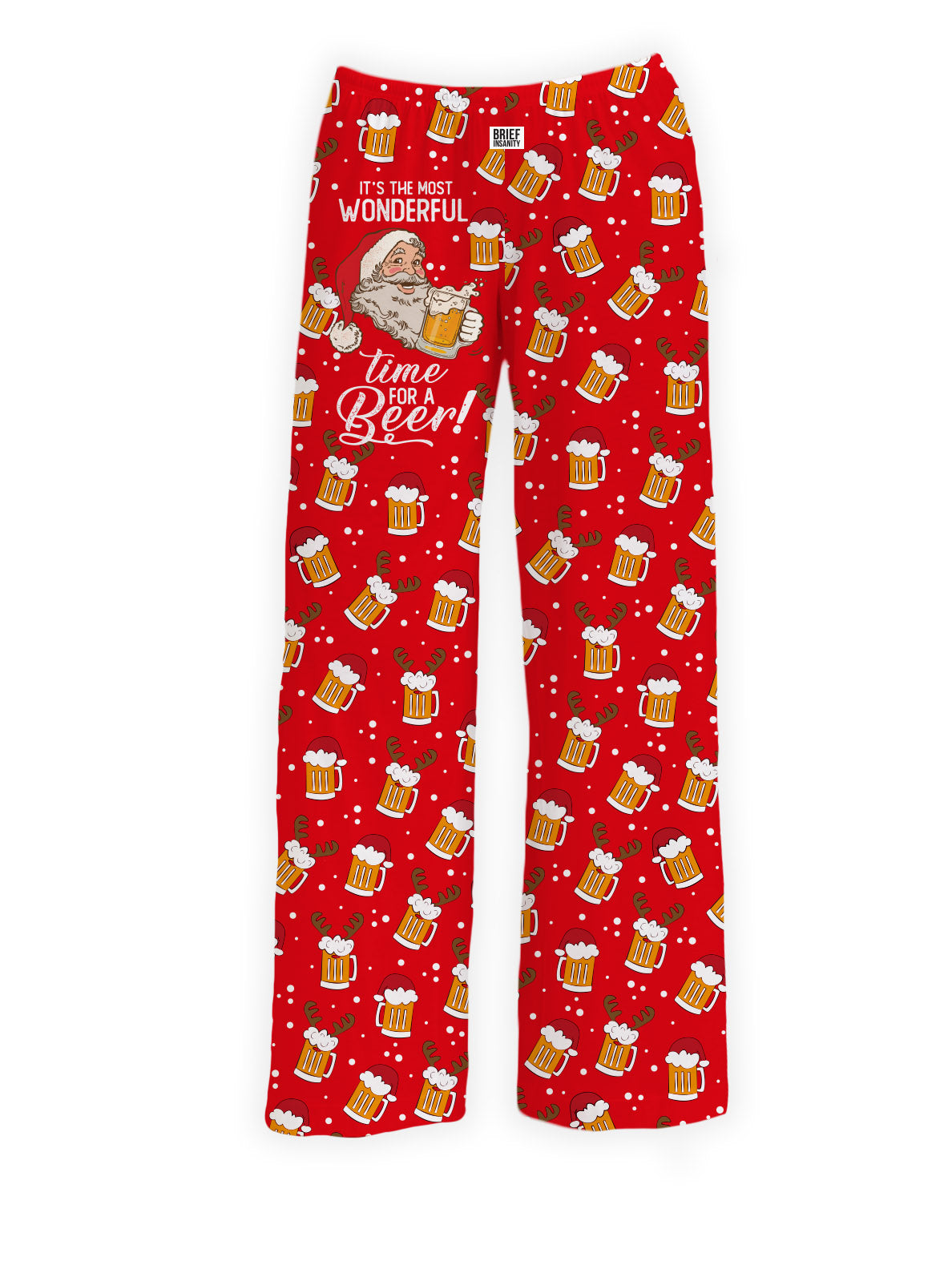 BRIEF INSANITY It's the Most Wonderful Time for a Beer Pajama Pants