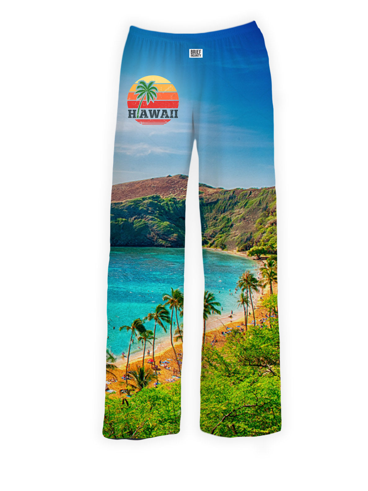 BRIEF INSANITY Hawaii Scenic Pajama Lounge Pants