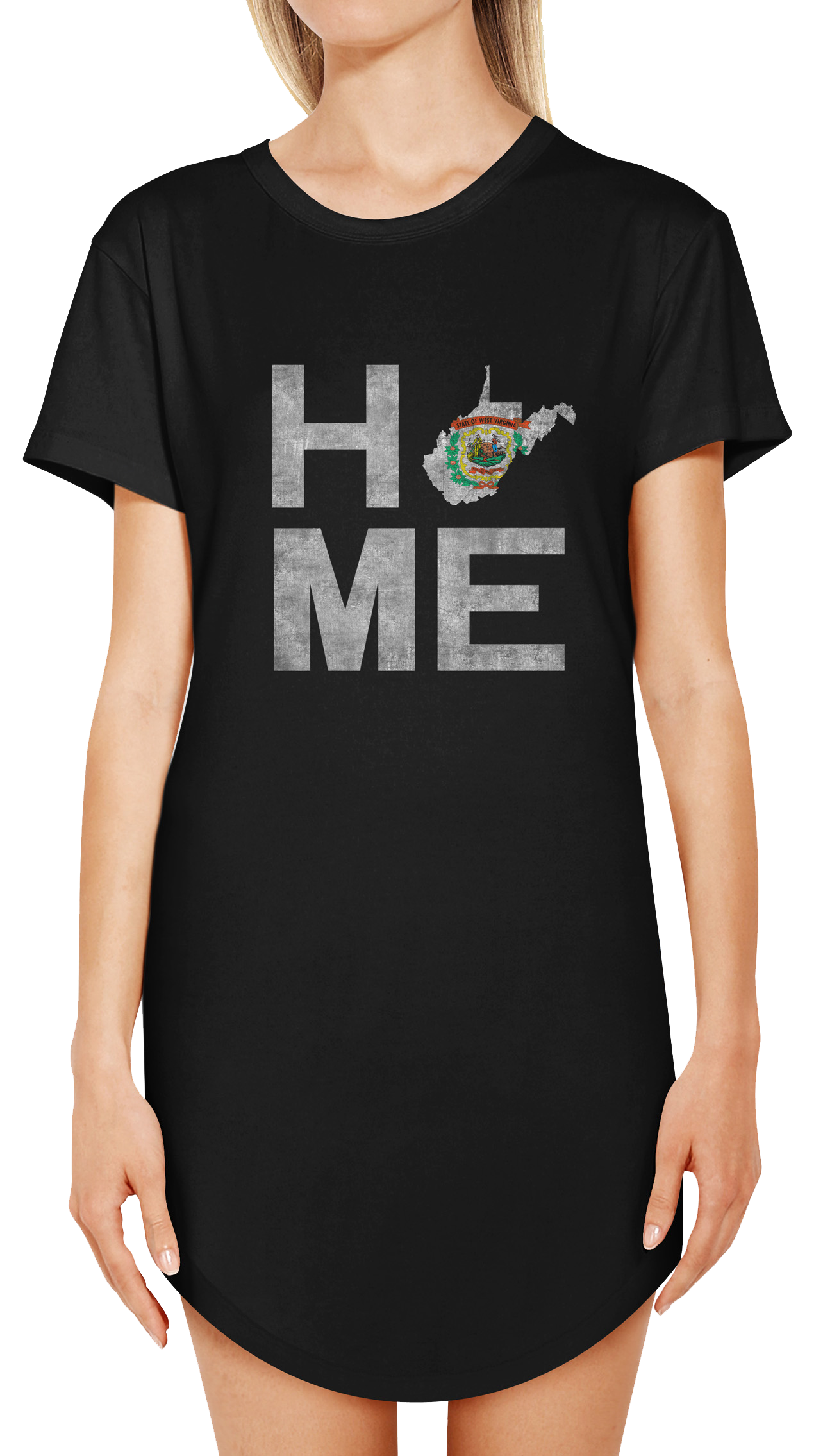 BRIEF INSANITY Home Sweet Home West Virginia Nightshirt