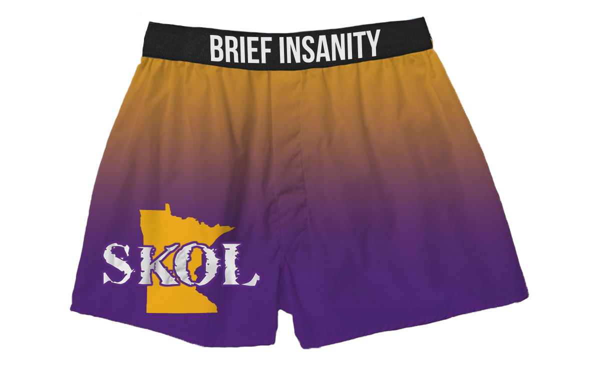 BRIEF INSANITY SKOL Gradient Boxer Shorts