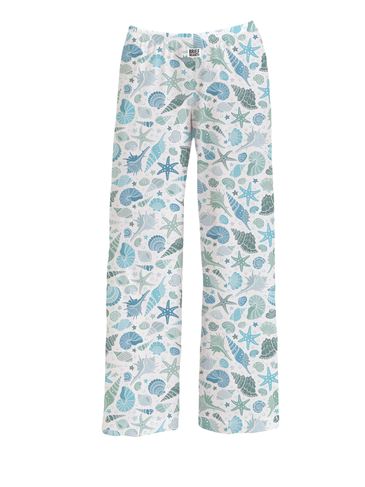 BRIEF INSANITY Seashell Pattern Pajama Pants