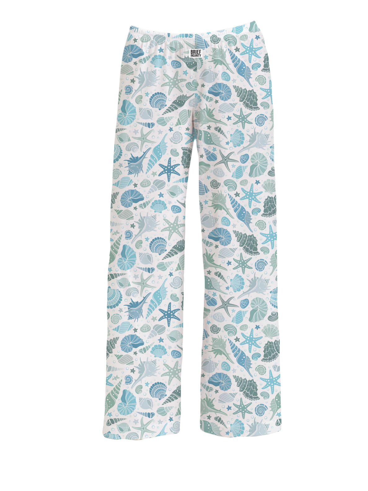 Sea Shell Pattern Pajama Pants | Brief Insanity | Brief Insanity