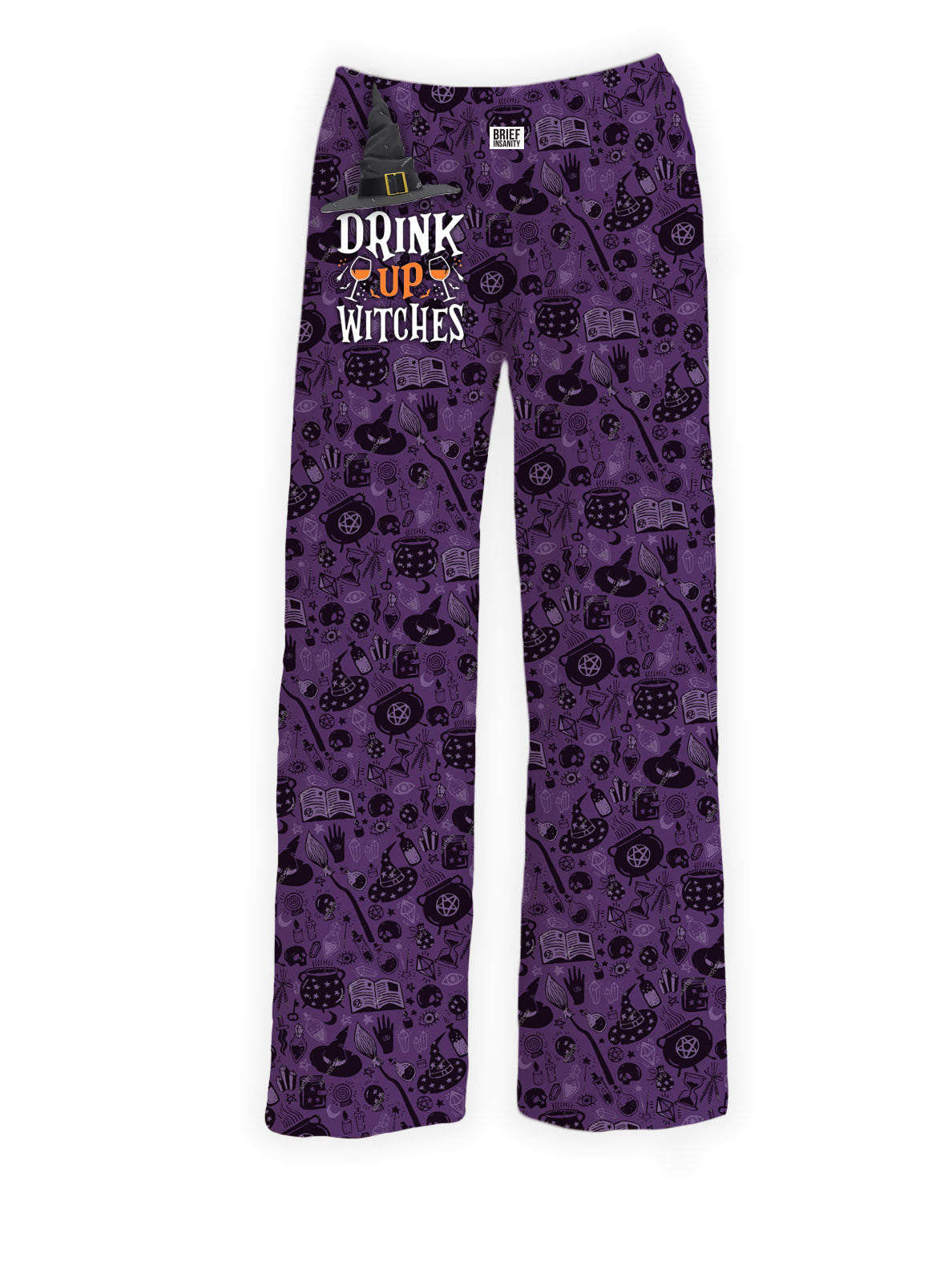 BRIEF INSANITY Drink Up Witches Pajama Lounge Pants