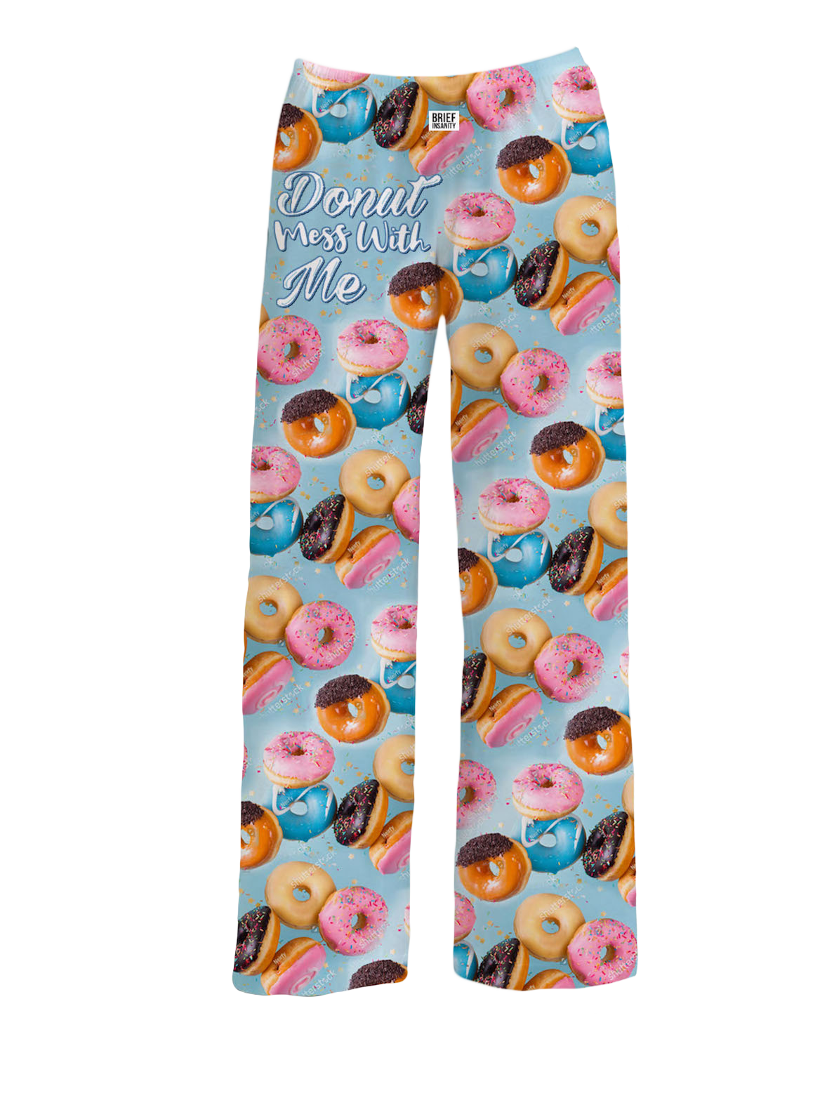 BRIEF INSANITY Donut Mess With Me Pajama Lounge Pants