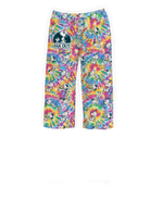 BRIEF INSANITY Far Out Tie Dye Snoopy Pajama Lounge Pants