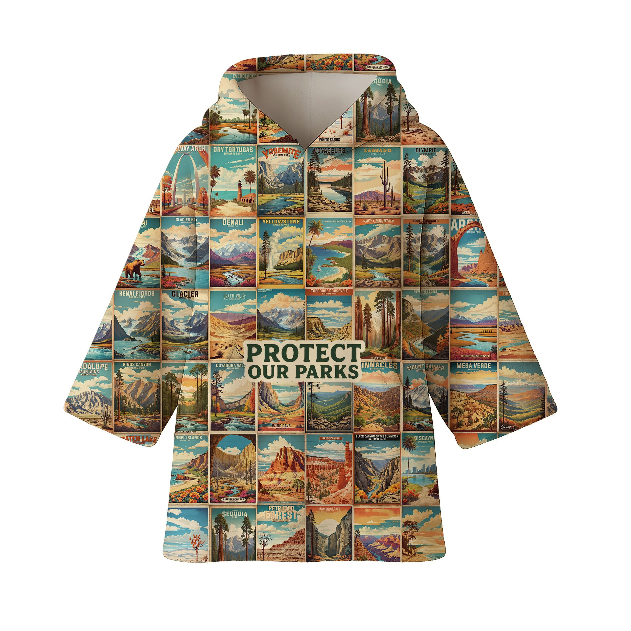Protect Our Parks Blanket Hoodie