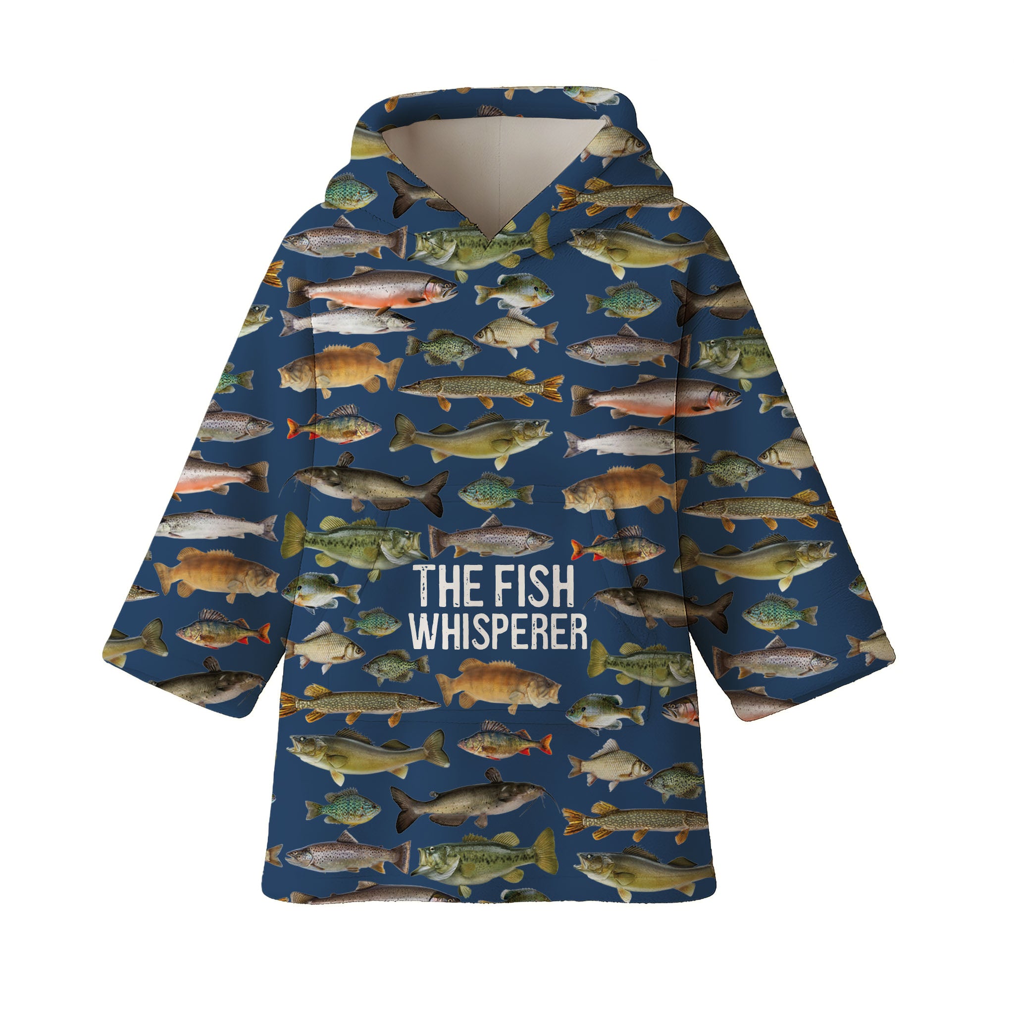 The Fish Whisperer Blanket Hoodie