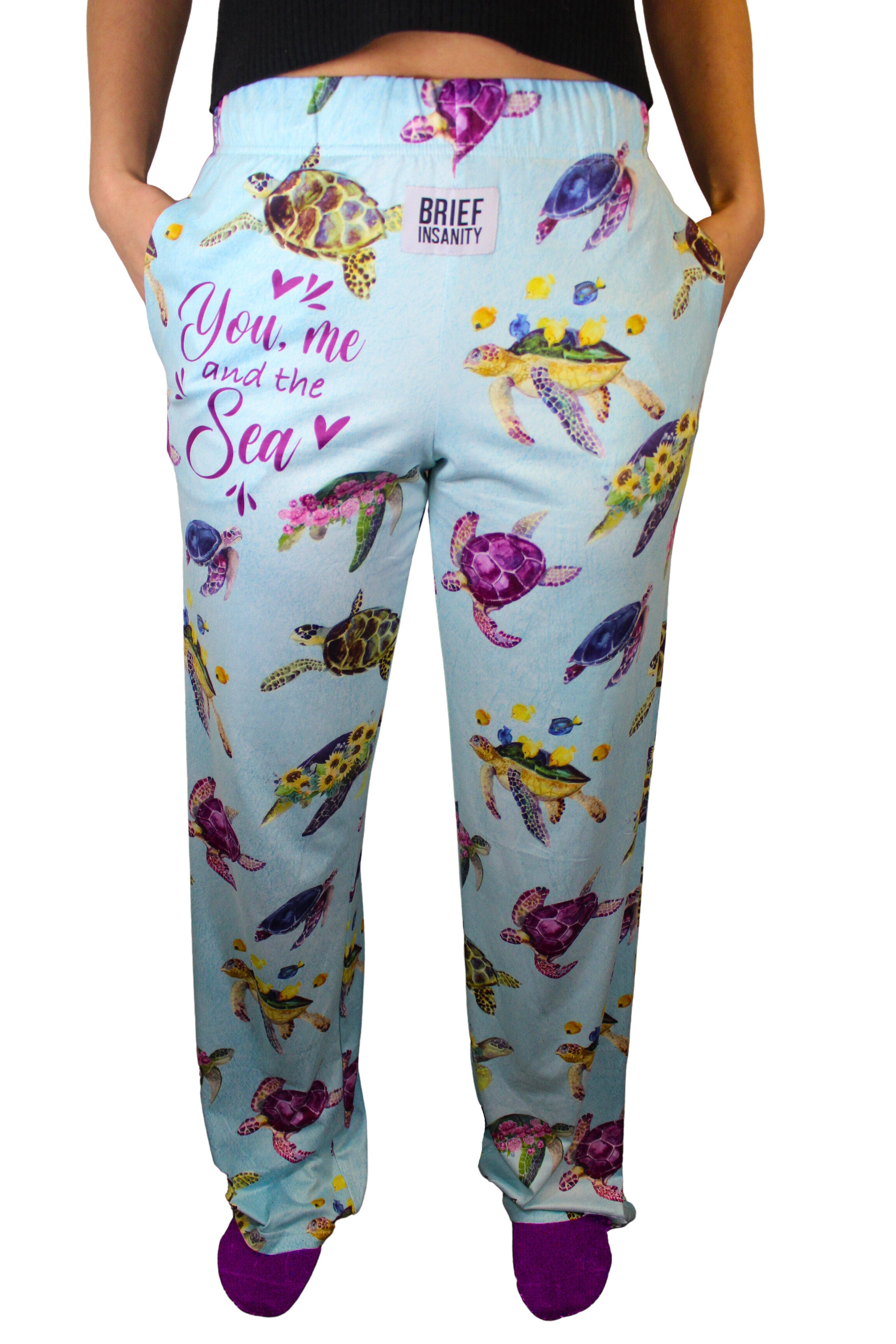 You Me & the See pants on model full front view