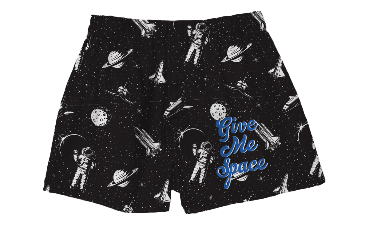 BRIEF INSANITY Give Me Space Boxer Shorts