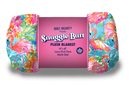 BRIEF INSANITY Flamingo Throw Blanket Rolled
