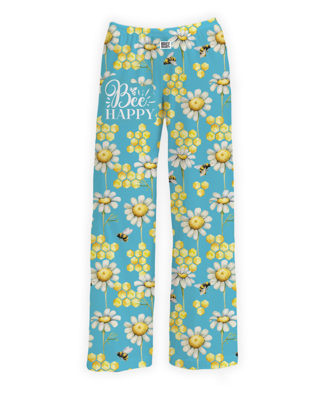 BRIEF INSANITY's Bee Happy Pajama Lounge Pants