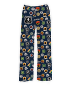 BRIEF INSANITY's Bigfoot Stickers Pajama Lounge Pants