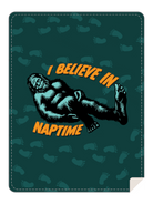 BRIEF INSANITY's Bigfoot Naptime Throw Blanket