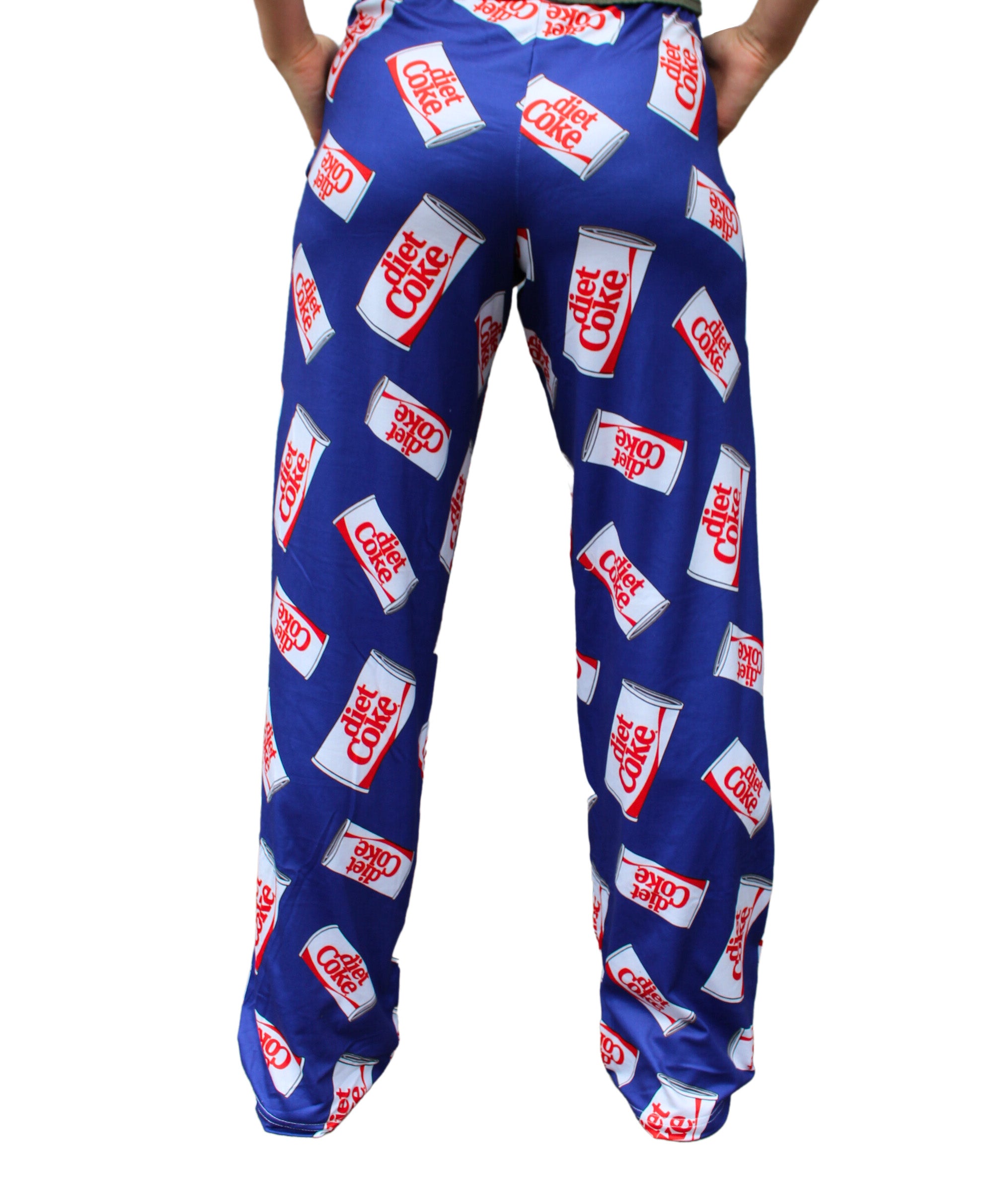Diet Coke Pajama Lounge Pants on model back view