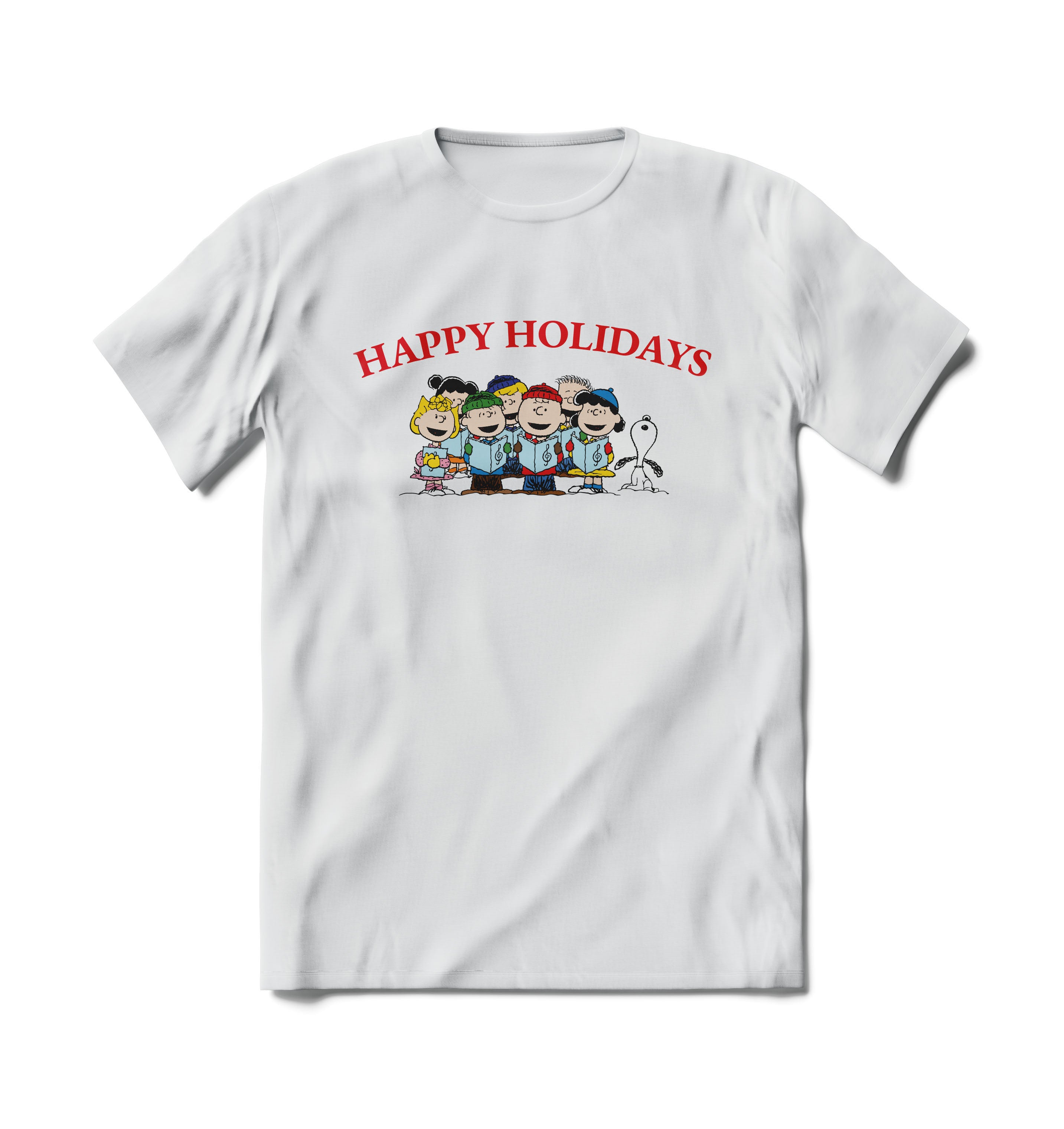 Peanuts & Friends Happy Holidays Short Sleeve T-Shirt