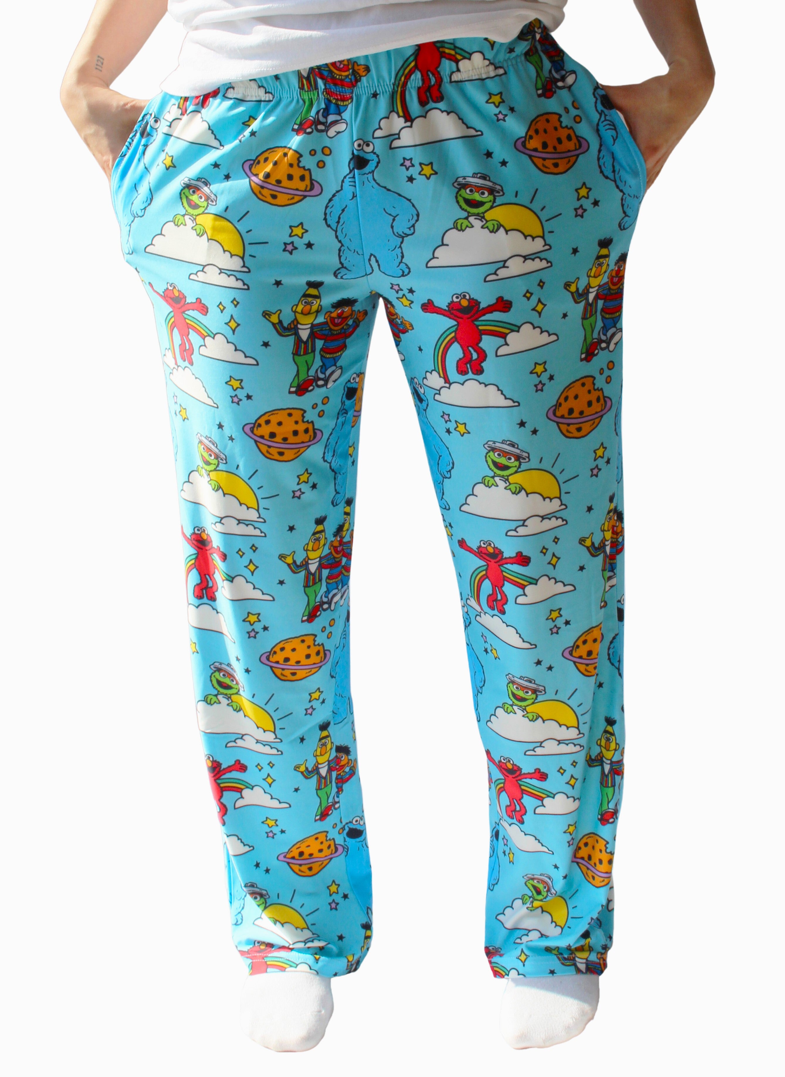 Sesame Street Characters pants on model front view