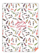BRIEF INSANITY Just Screw It Throw Blanket