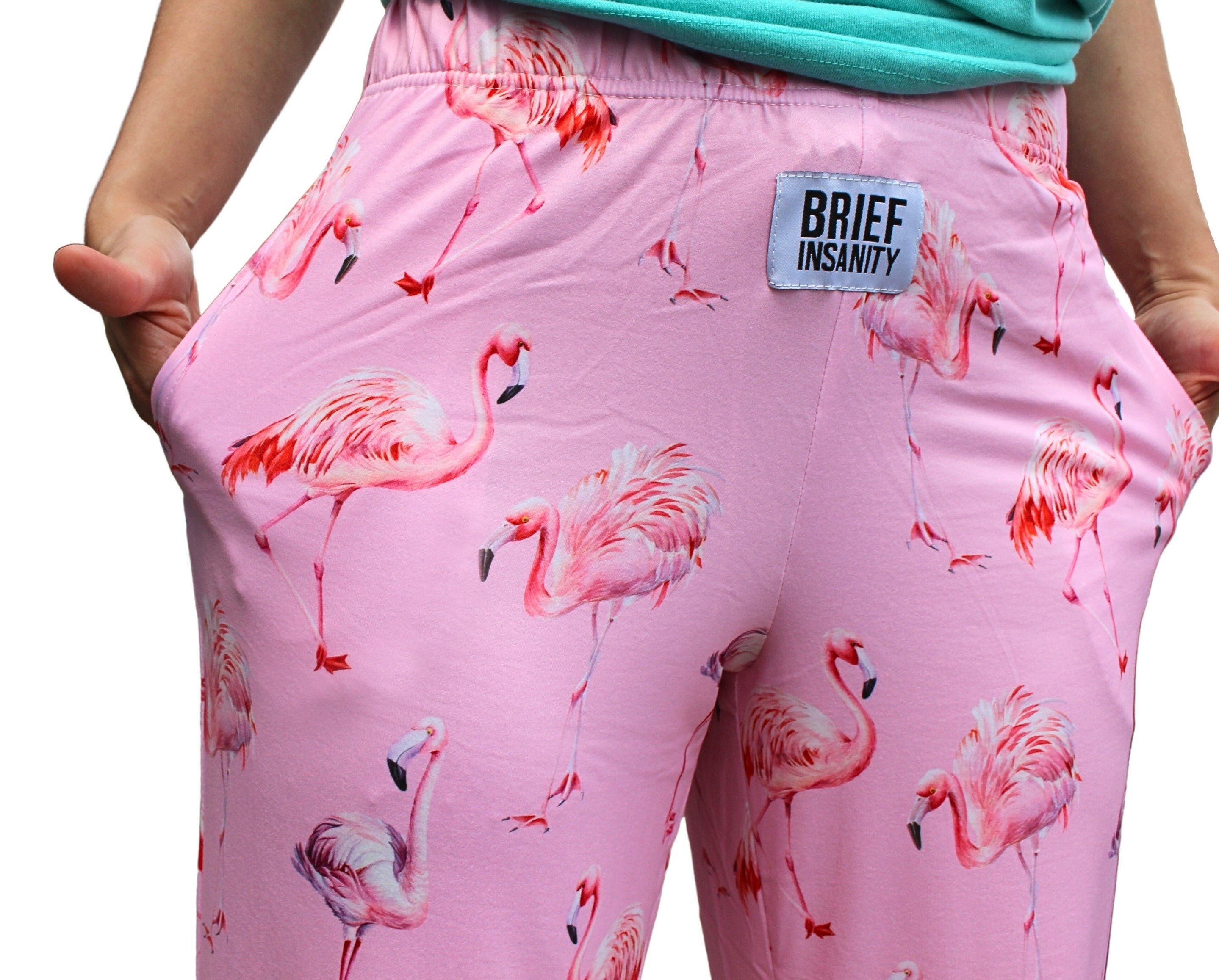 Pink Flamingo Pattern Lounge Pants