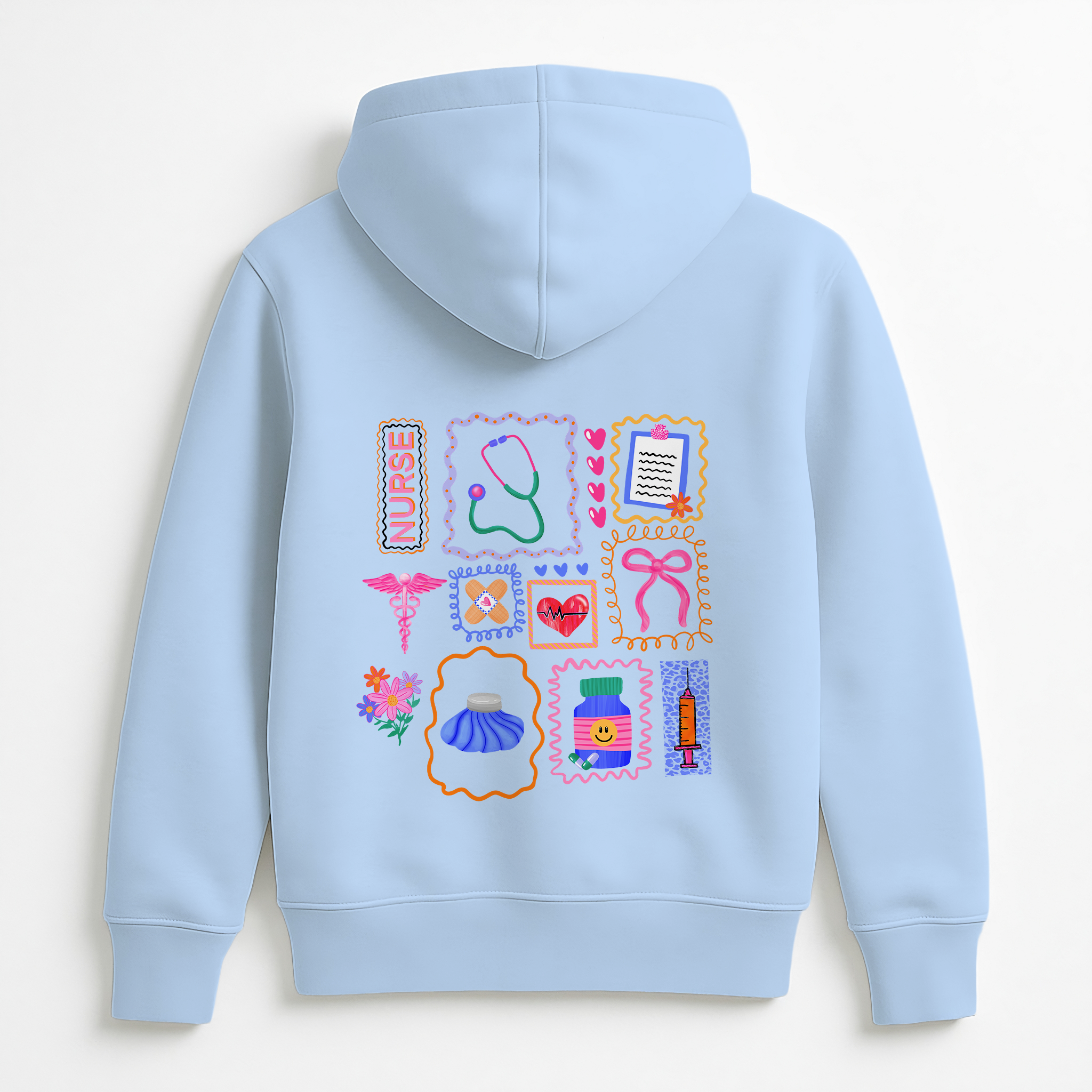 Nurse Doodles Zip Up Hoodie