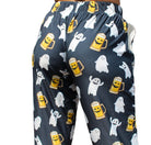 Just Here For the Boo's! Pajama Lounge Pants close up back view on model (waist down)