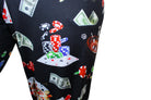 I'm Feeling Lucky pants on model close up view of one leg