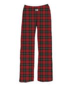 BRIEF INSANITY's Red Plaid Pajama Lounge Pants