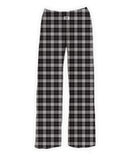 BRIEF INSANITY's Black Plaid Pajama Lounge Pants