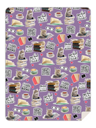 BRIEF INSANITY's Cats & Books Throw Blanket