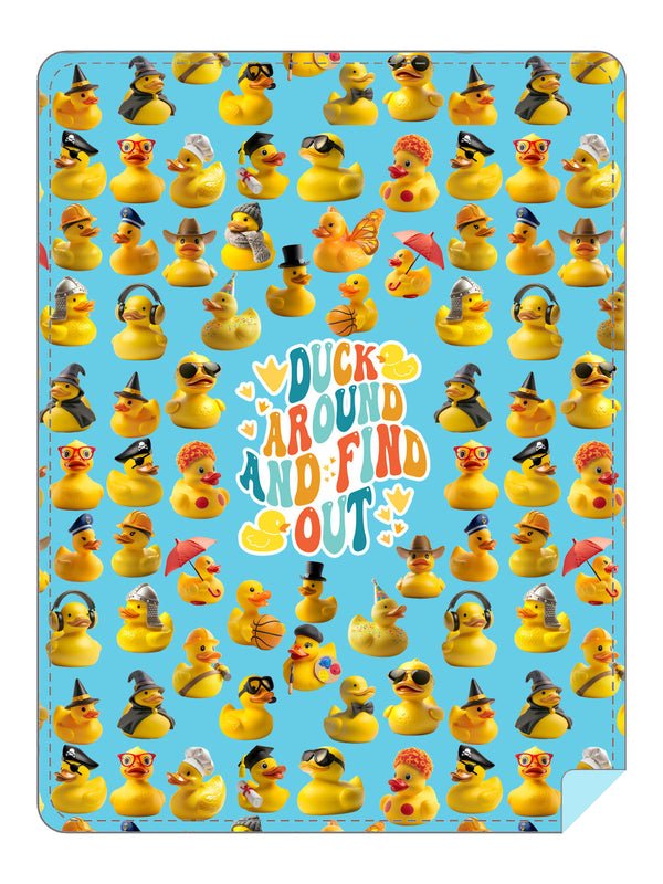 Duck Around Throw Blanket
