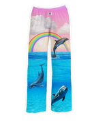 BRIEF INSANITY's Dolphins Pajama Lounge Pants