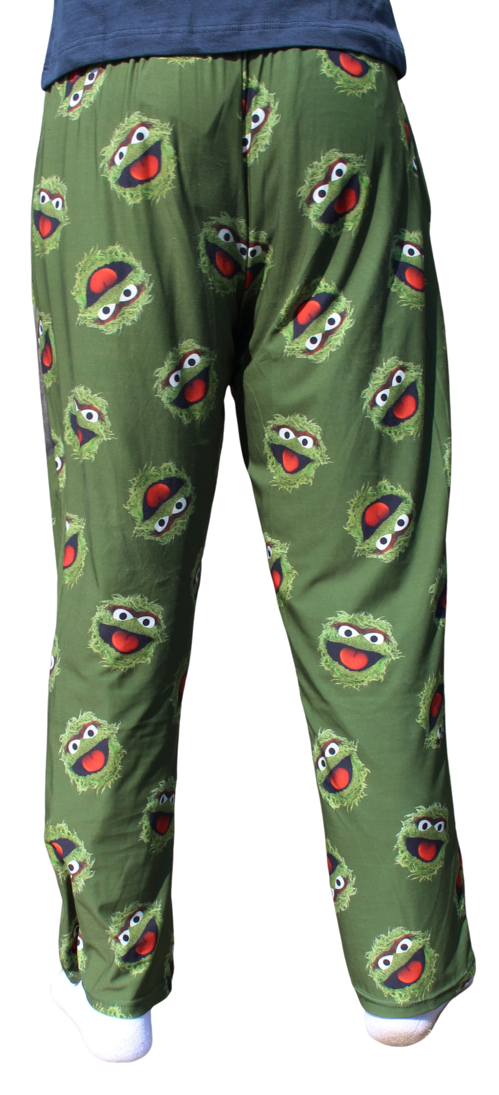 Trash Talker Pajama Lounge Pants on model back view (waist down)