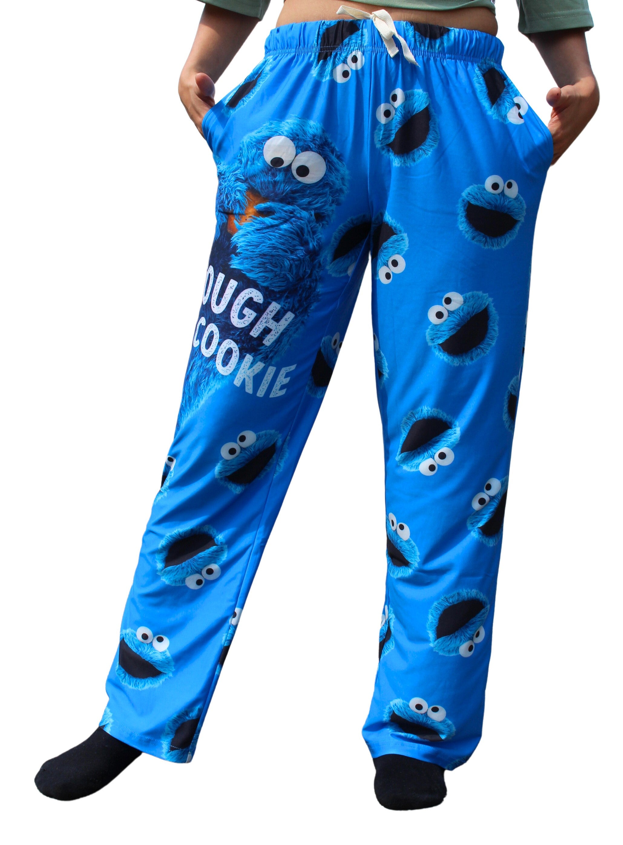 Tough Cookie Pajama Lounge Pants on model front view (waist down)