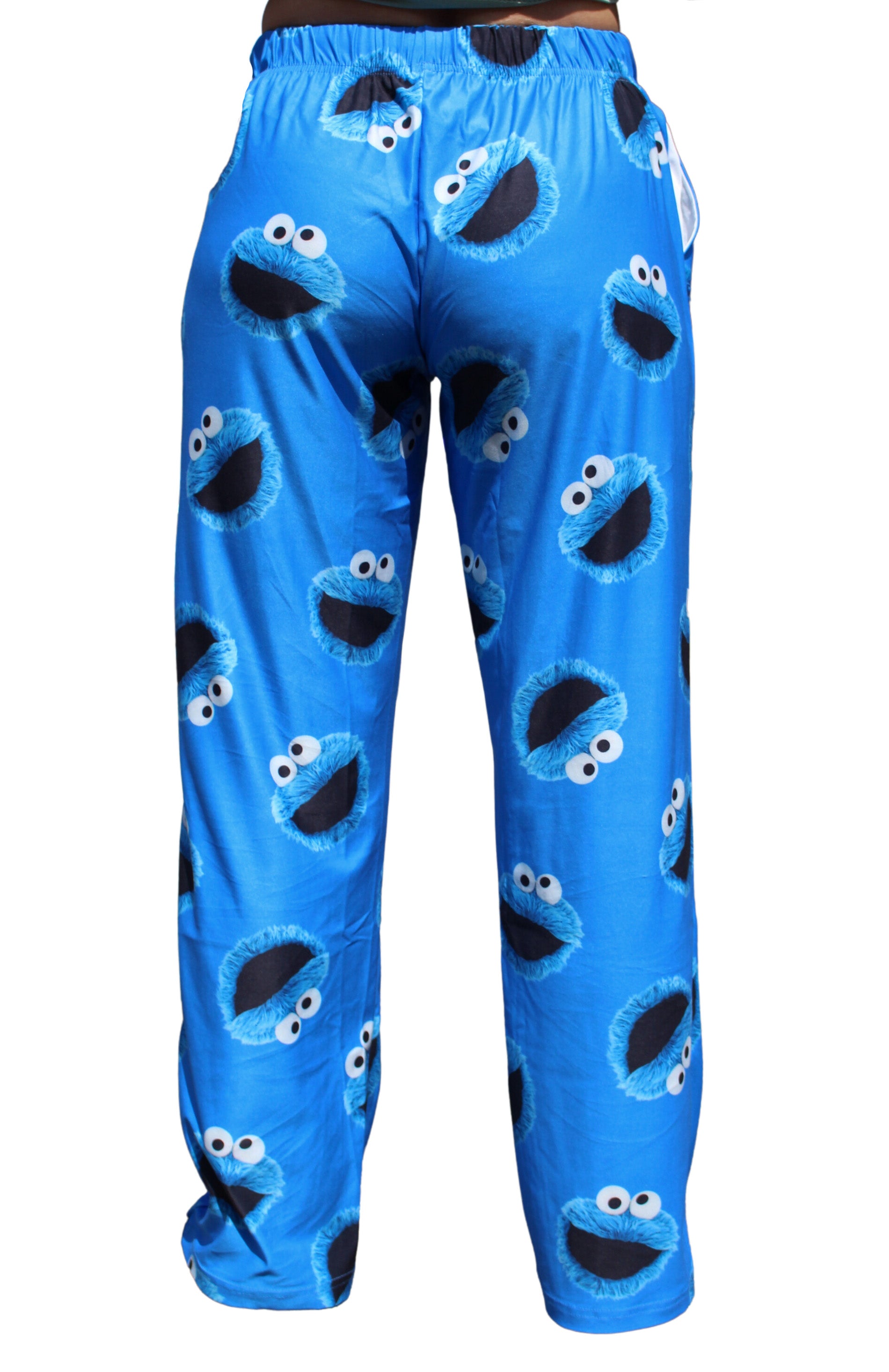 Tough Cookie Pajama Lounge Pants on model back view (waist down)