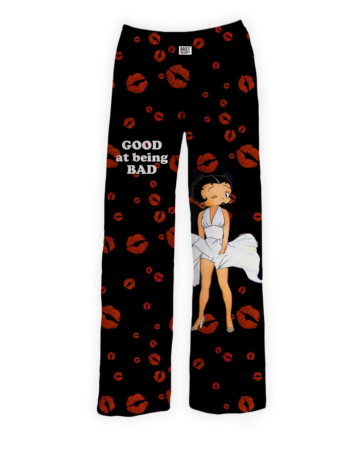 BRIEF INSANITY Betty Boop Pajama Lounge Pants