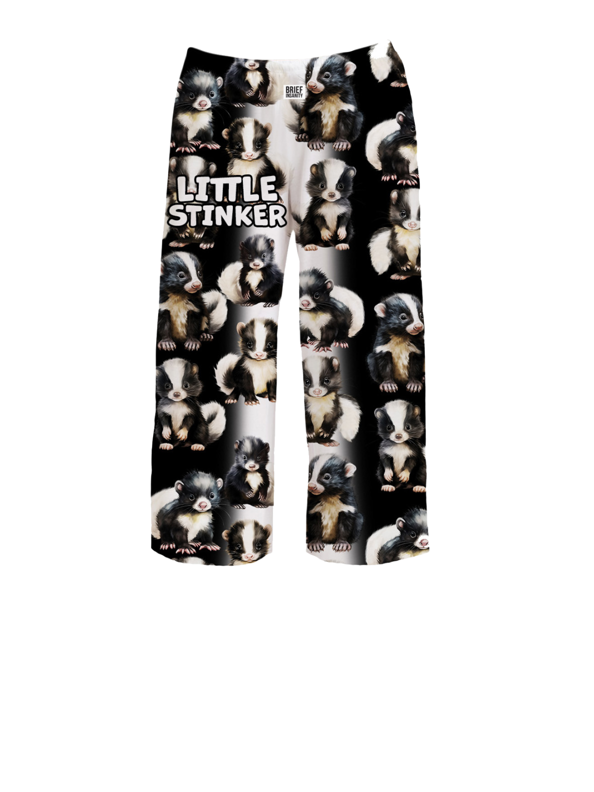 BRIEF INSANITY Little Stinker Skunk Kids Lounge Pants