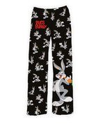 Bugs Bunny pajama pants with all-over prints of Bugs Bunny holding a carrot – Warner Bros. Discovery
