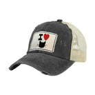 BRIEF INSANITY I Heart Cat Vintage Trucker Adult Hat