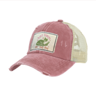 BRIEF INSANITY's Not Today Cat Vintage Distressed Trucker Adult Hat